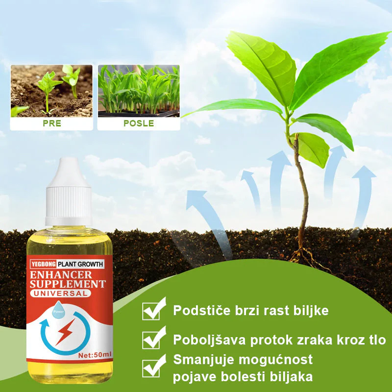 Sredstvo za rast biljaka - Bujni i zdravi biljni razvoj