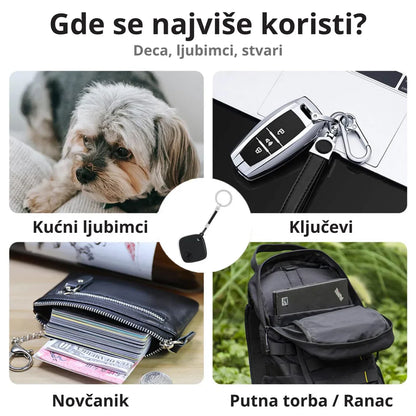 Find Tag pametni GPS privezak – pronađi ključeve, torbu i važne stvari za sekundu