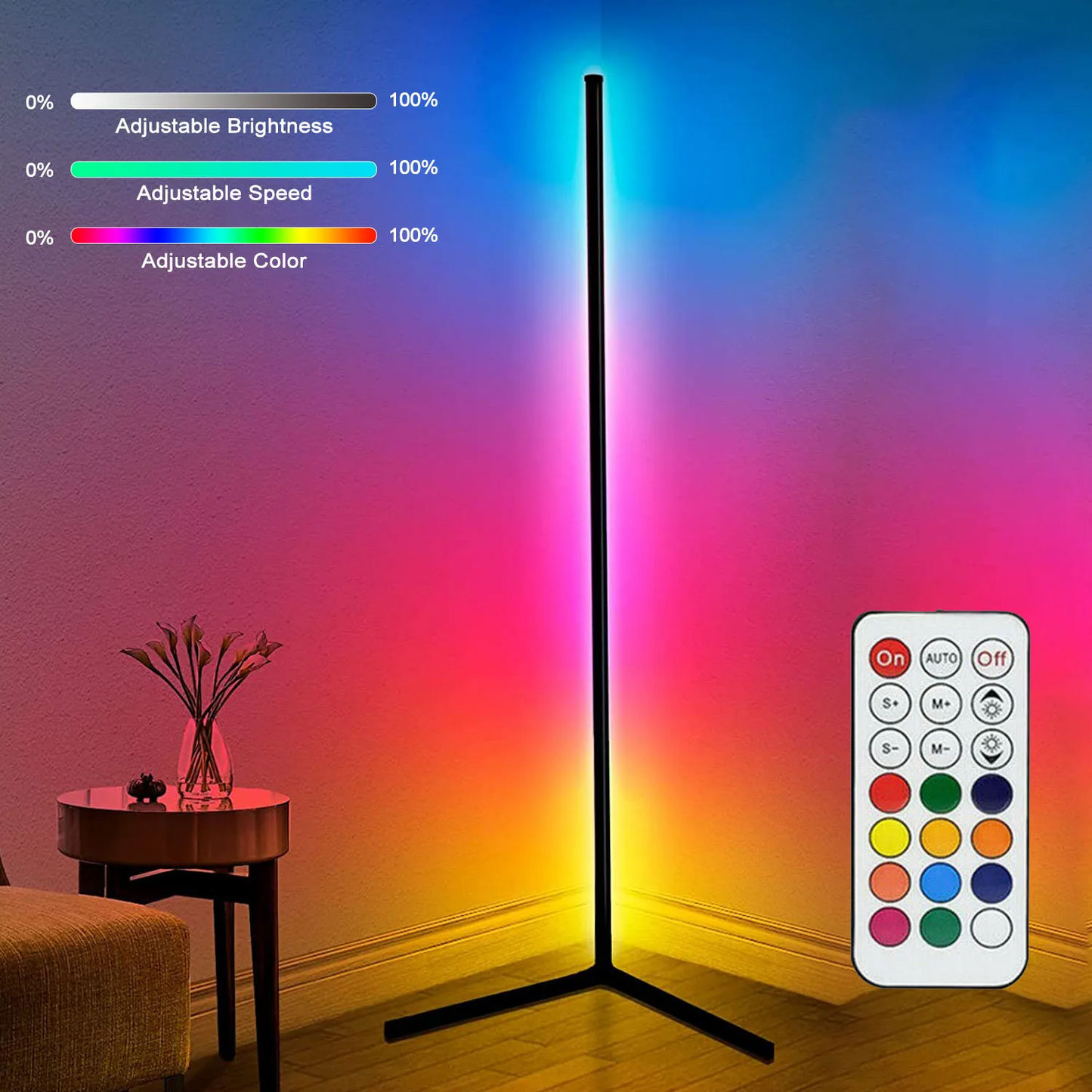 RGB LED Ugaona Lampa - Stvori Atmosferu U Sekundi