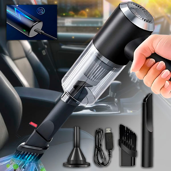 Mini usisivač za auto – čistoća u kolima za par sekundi