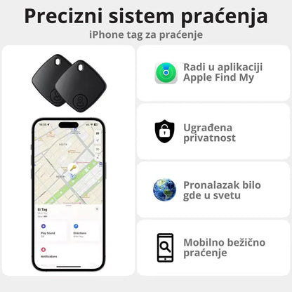 Find Tag pametni GPS privezak – pronađi ključeve, torbu i važne stvari za sekundu