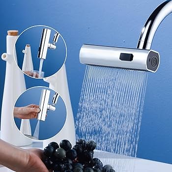 4u1 rotirajući nastavak za slavinu – više snage, manje prskanja
