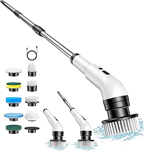 9u1 Multifunkcionalna Električna Četka za Ribanje – Sija čistoća bez napora!