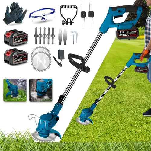 BEŽIČNI AKU TRIMER ZA TRAVU – LAKO KOŠENJE BEZ KABLOVA I BUKE!