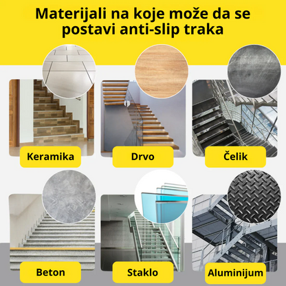 Traka protiv klizanja – sigurni koraci na svakom stepeniku