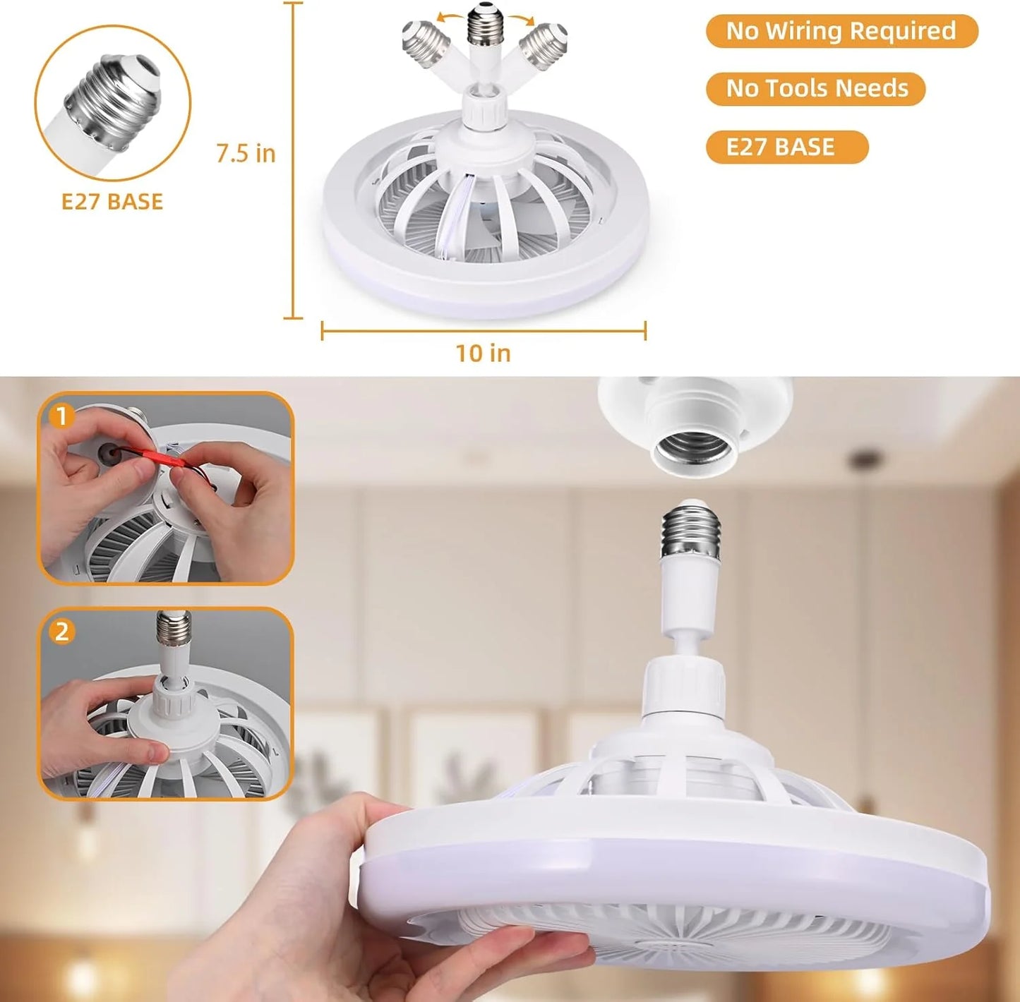 LED PLAFONSKI VENTILATOR – SVJEŽINA I SVJETLO NA JEDNOM MJESTU!
