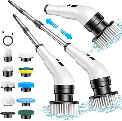 9u1 Multifunkcionalna Električna Četka za Ribanje – Sija čistoća bez napora!