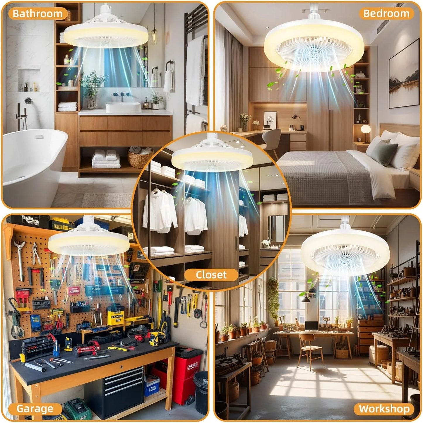 LED PLAFONSKI VENTILATOR – SVJEŽINA I SVJETLO NA JEDNOM MJESTU!
