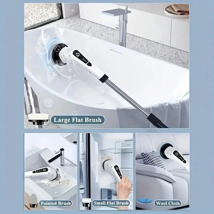 9u1 Multifunkcionalna Električna Četka za Ribanje – Sija čistoća bez napora!