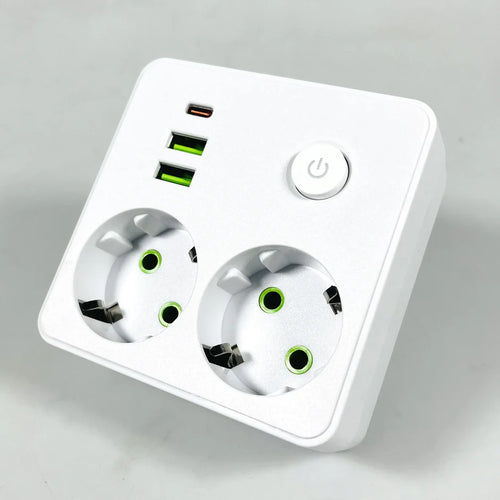 UTIČNICA RAZDJELNIK 2x USB + TYPE-C – PAMETNO PUNJENJE BEZ NEREDA!
