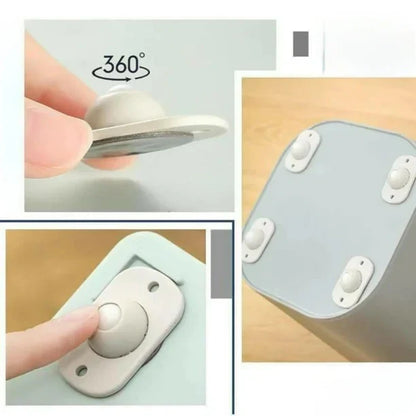 4 komada - Samolepljivi Točkići Za Pomeranje Stvari